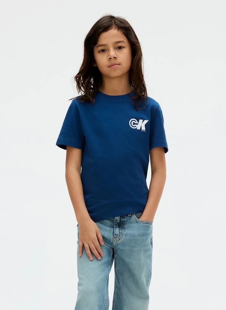 Calvin Klein Jeans Kids Logo Crew Neck T-Shirt